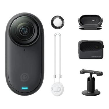 Imagem de Câmera Impermeável Insta360 Go 3s 4k Preta 128gb
