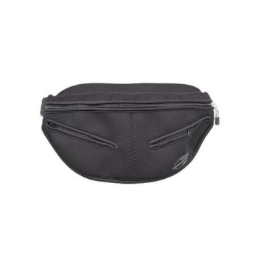 Imagem de Pochete Neoprene Mormaii 3 Zipers Preta Grande