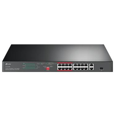 Imagem de Switch Poe Gerenciável Rackmount TL-SL1218P 16 Portas 10-100Mbps 2 Gigabit 1 SFP para Redes TP-Link