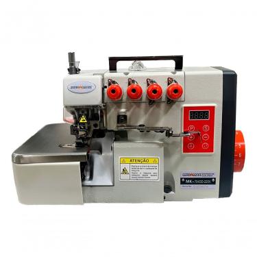 Imagem de Máquina de Costura Industrial Overlock Direct Drive Ponto Cadeia 4 Fios 5500ppm 110V Megamak