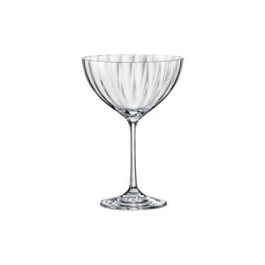 Imagem de Taça P/ Espumante Vintage 340 ml Cristal Transparente Textura Linear D
