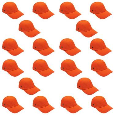 Imagem de Bone com Capacete EPI Kit 20 Uni Obra Seguranca do Trabalho Casquete T