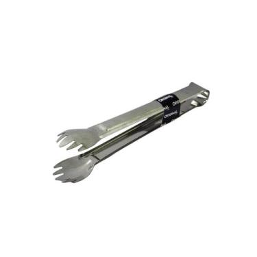 Imagem de 10 Pinça Pegador de Gelo em Aço Inox 18,5 cm Drinks Bares - Original