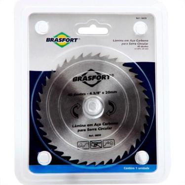 Imagem de Serra Circular Aco Carbono Brasfort 4.3/8X40X20 8659