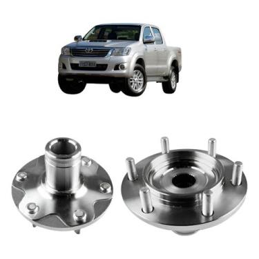Imagem de Par Cubo De Roda Dianteiro Hilux 2005 A 2015 Hipper Freios - NoBrand