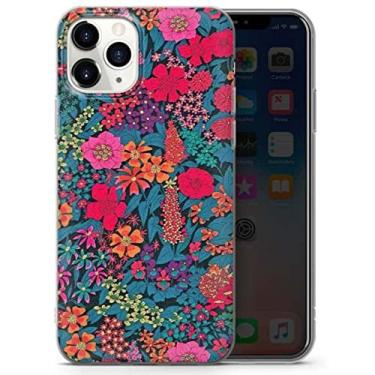 Imagem de Capa de telefone de silicone floral colorida para iphone 13 12 mini 11 pro max 6 7 8 plus x xs max xr se 2020 capa transparente, a5, para iphone12promax