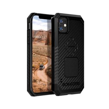 Imagem de ROKFORM - Capa para iPhone 11, série robusta, proteção magnética Apple Gear, capa para iPhone com trava RokLock, à prova de choque, armadura testada contra quedas (preto)