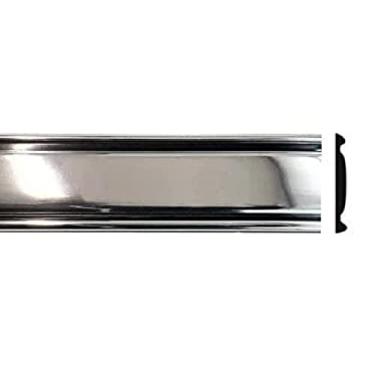 Imagem de Autmotive Authority 1973-1987 Chevy GMC Chrome moldagem lateral para acabamento do corpo C10, C20, C30, K10, K20, K30, V10, Suburban, Custom Deluxe, Silverado, pickup Trucks - 2,25" de larguraAutmotive Authority Half Roll - 160" VBC-19129