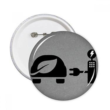 Imagem de Estação de carregamento automática, veículos de energia, protege o meio ambiente, broches, decoração de roupas, 5 peças, presente