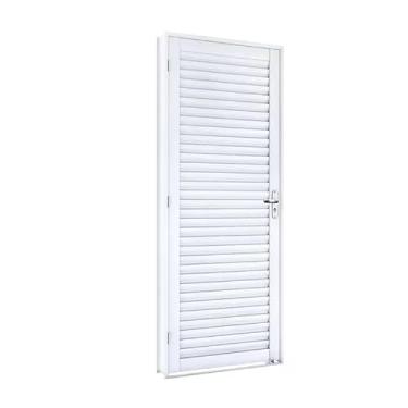 Imagem de Porta de Giro Aço Laminada Lucasa Facilità 215cmx76cmx12cm Branco
