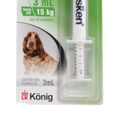 Imagem de Vermífugo Konig Basken Suspensão Plus 5 para Cães e Gatos - 3ml