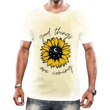 Imagem de Camiseta Camisa Flor Do Sol Girassol Natureza Amarela Hd 12 - Enjoy Sh
