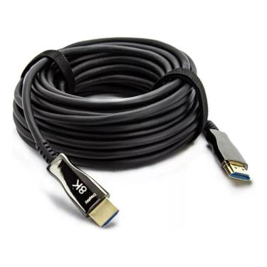 Imagem de Cabo Hdmi 2.1 8k Fibra Optica 100mts