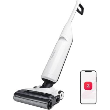 Imagem de Aspirador para pisos secos e úmidos Roborock Flexi, Design 180° FlatReach, esfregão a vácuo sem fio 17000 Pa Autolimpeza e autossecagem a alta temperatura, limpeza de borda a borda