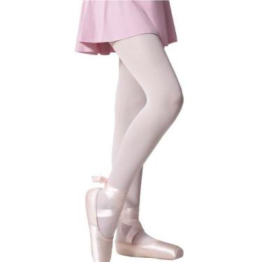 Imagem de Meia Calça Infantil Fio 40 Para Ballet Jazz Selene Com Elastano Para B