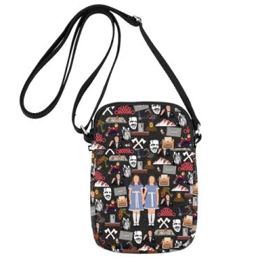 Imagem de JNIAP Bolsa tiracolo Shining Grady Twins Overlook Hotel Gifts Redrum Gifts Overlook Hotel Shoulder Bag, Two Girl Cb