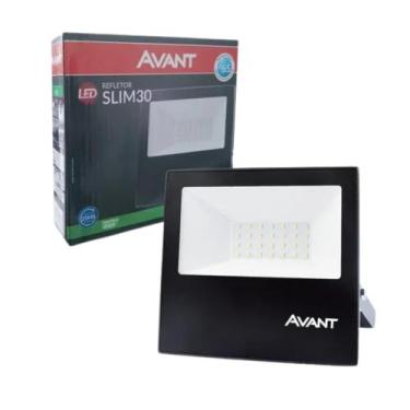 Imagem de Refletor led slim 30 watts verde avant