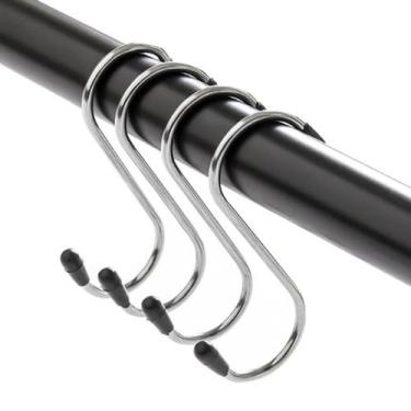 Imagem de Kit 3 Ganchos Tipo S Aço Inox Suporte Utensílios Multiuso - KeHome