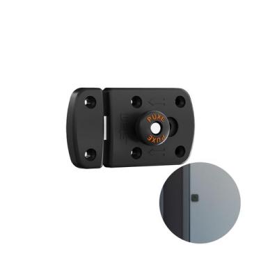 Imagem de Fechadura Livre Ocupado Na Cor Preto Fosco Para Portas de Banheiro Ves