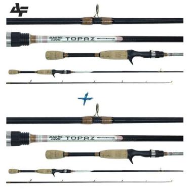 Imagem de 2 Varas Para Carretilha Albatroz Topaz 6"0" (1,80m) 6-12Lb TPZ602M - 2