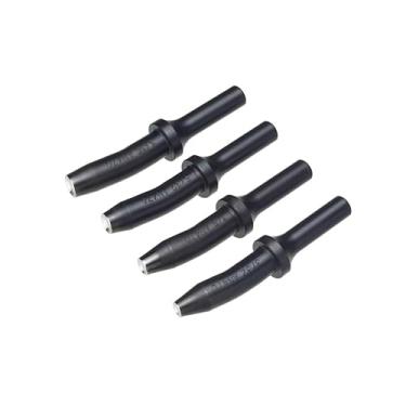 Imagem de Wicks Aircraft Conjunto de brocas de rebite pneumático, 8,88 cm de comprimento com deslocamento de 10° para uso com martelo de ar ou pistola de rebite pneumática. Ajusta-se a rebites sólidos universais, braseiros ou de cabeça de cúpula.
