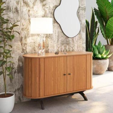 Imagem de Buffet Aparador Retrô 1,30m 2 Portas Dalla Costa 100% MDF - Dalla Cost