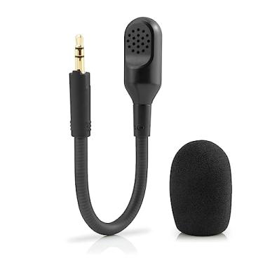 Imagem de LEFXMOPHY Microfone de substituição para fone de ouvido sem fio Razer BlackShark V2 Pro edição 2023 (não para 2020) Black Shark 3,5 mm destacável Game Boom acessório de microfone