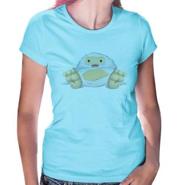 Imagem de Baby Look Yeti O Abominável Homem das Neves  - Foca na Moda, Azul bebê