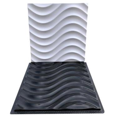 Imagem de Forma 3D Gesso e Cimento ABS - Dunes 30x30 - Xmoldes Formas 3D