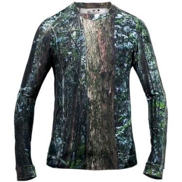 Imagem de Camiseta Power Fit Proteção UV Camuflada Mata Brasileira - Belli Adven