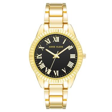 Imagem de Anne Klein Relógio de pulseira feminino, Dourado
