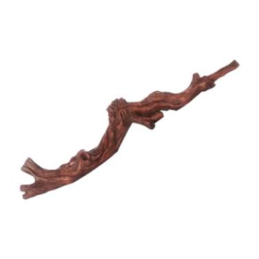 Imagem de Bothyi Ramo de réptil ramo de ramo de réptil de répteis decoração de habitat de brinquedos para dragão barbudo suprimentos de répteis de camaleão,