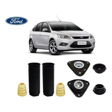 Imagem de Par Kit Coxim Rolamento Batente Coifa Do Amortecedor Dianteiro Ford Focus 2008 2009 2010 2011 2012 2013 - Pronta Entrega