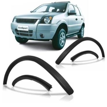 Imagem de Par Alargador Vao Roda Dianteiro Ecosport 2003 2004 2005 2006 2007 200