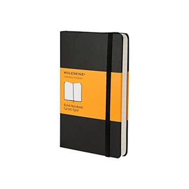 Imagem de Caderno de Bolso Clássico Moleskine Pautado Preto