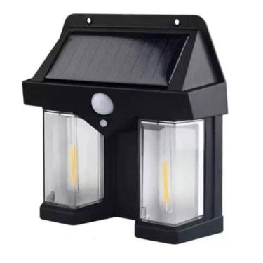 Imagem de Luz De Led Arandela Solar Parede Rústica Sensor De Presença Bm-8529