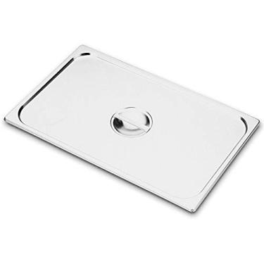 Imagem de Conjunto de Tampas 10 peças para Cuba GN 2/4 Tramontina em Aço Inox sem Recortes