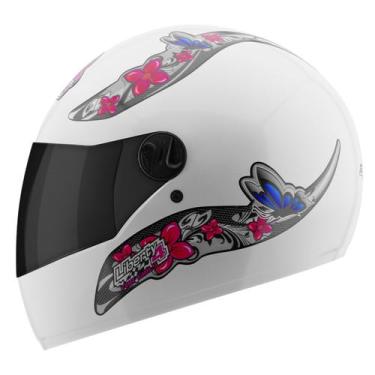 Imagem de Capacete Fechado Moto Liberty 4 Girls Viseira Fumê Pro Tork Feminino S