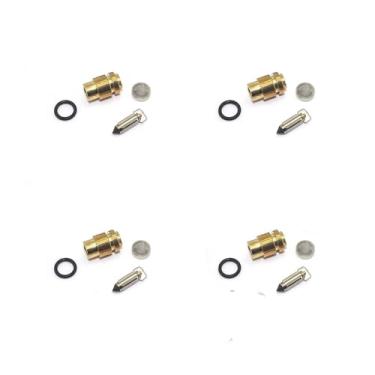 Imagem de Kit de reparo de carburador de motocicleta para peças de junta de agulha flutuante XJ600 XJ 600 H XJ600H 3KM XJ600N XJ600H 51J (4 conjuntos)