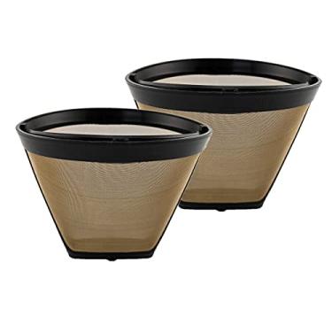 Imagem de Filtro de café NRP Fashion Design recarregável de dose única K-cup para KEURIG 2.0 K-Elite K200-K650, pacote com 2, preto + roxo