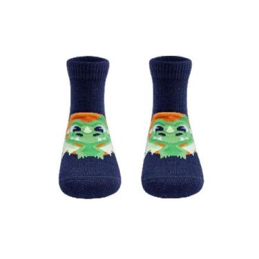 Imagem de Meia Soquete Bebê Menino Dragão Camping - Puket, 19 A 22