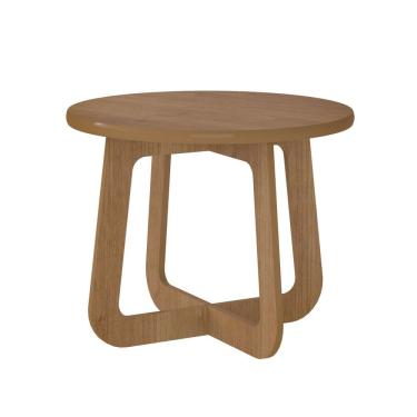 Imagem de Mesa De Centro Redonda 59cm 100% Mdf Jasmin Cinamomo