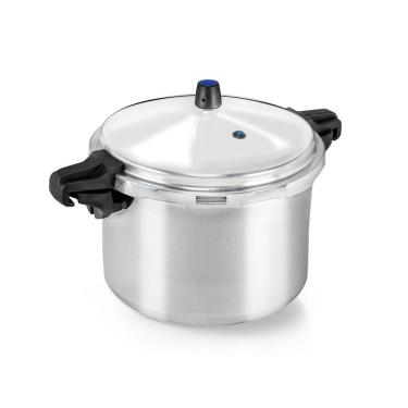 Imagem de Panela De Pressão Profissional 30 Cm 15 L Em Alumínio Polido Nigro