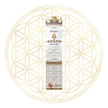Imagem de Incenso Goloka Indiano Vareta Linha Ayurvedic - AROMAS, Coco