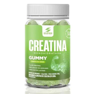 Imagem de Creatina Monohidratada 3g Super Gummy Sabor Uva Verde - 60un