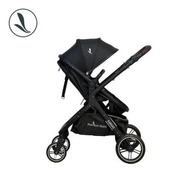 Imagem de Carrinho de Bebe Kansas Gold Premium com Bebe Conforto, Base Black/ Pr