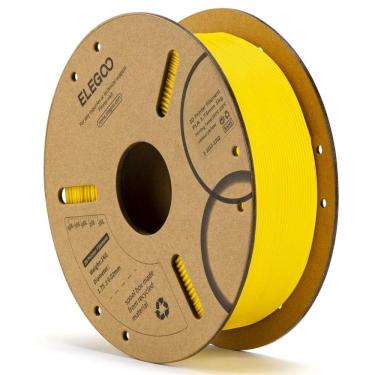 Imagem de Filamento para impressora 3D ELEGOO PLA 1,75 mm amarelo 1 kg