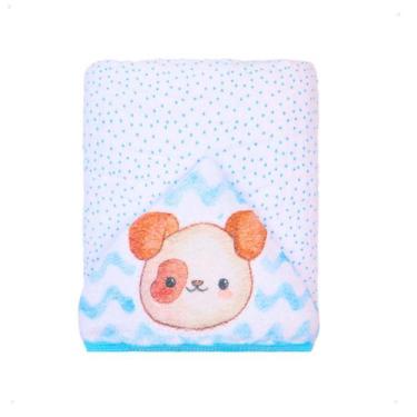 Imagem de Toalha de Banho Bordado Com Capuz Para Bebê Menina e Menino Soft Premi