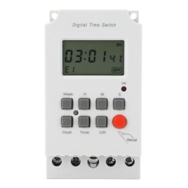 Imagem de Zhjvihx Timer Programável Digital, 28 Grupos Programa Programa Time Control Switch AC200-240V para Ar Condicionado Central