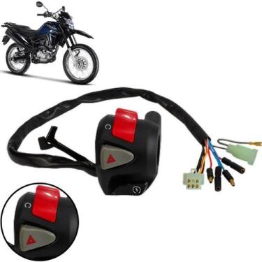 Imagem de Punho Chave De Luz Bros 160 Seta Pisca Buzina Modelo Cb 500 - Rt Motos
